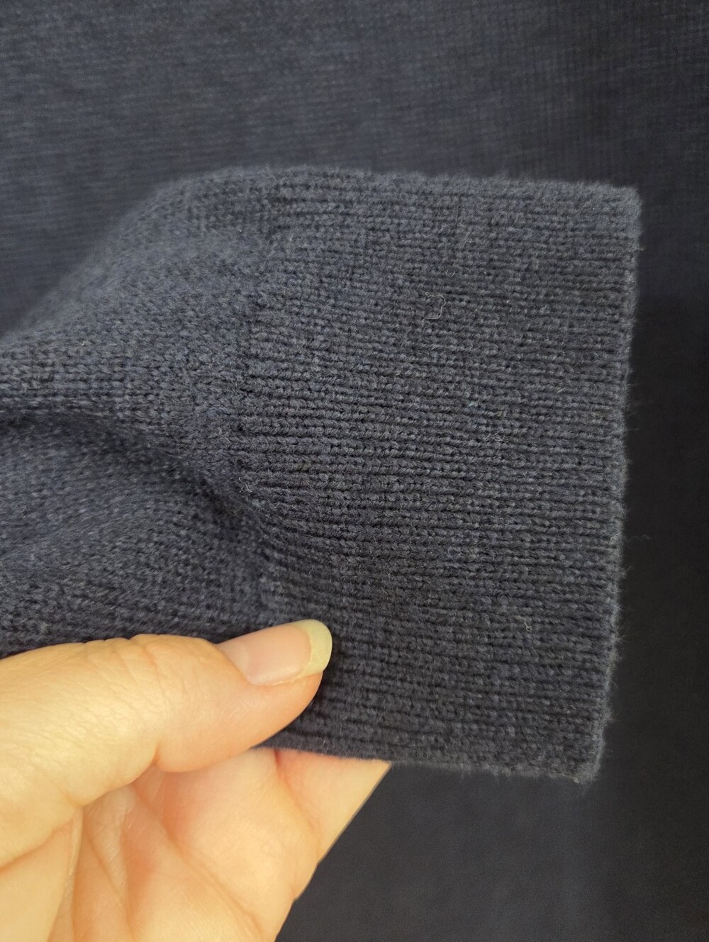 Talbots Navy Sweater Dress High Neck Pullover Womens Size Small City Chic Cozy - Picture 8 of 10